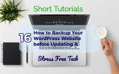 How to Backup your WordPress Website before Updating it